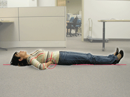 Figure 5A - Lie on the floor