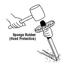 sponge rubber shield
